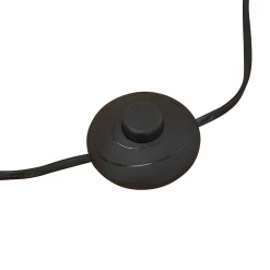 Lampadaire Vatka GU10 métal noir / marbre blanc lux.pro