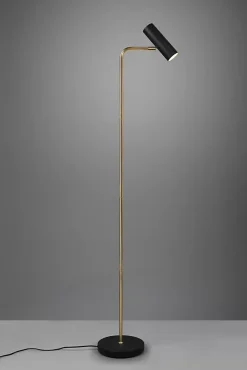 Lampadaire 1xGU10, max. 5W, Laiton Mat - Trio - Marley