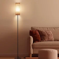 Lampadaires sur pied LED moderne noir