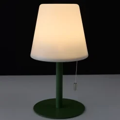 Lampe - Home Deco Factory - Rechargeable Usb - Ip44 - Vert - H30 X L16,5 X P16,5 Cm