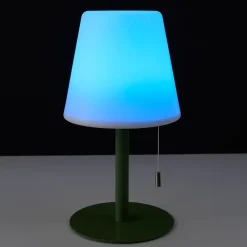 Lampe - Home Deco Factory - Rechargeable Usb - Ip44 - Vert - H30 X L16,5 X P16,5 Cm