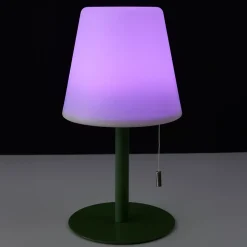 Lampe - Home Deco Factory - Rechargeable Usb - Ip44 - Vert - H30 X L16,5 X P16,5 Cm