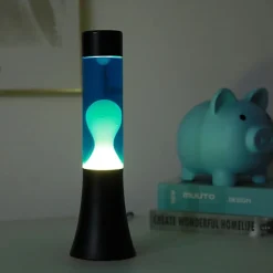 Lampe à Lave en verre BLUEFIRE