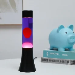 Lampe à Lave en verre PINKWATER