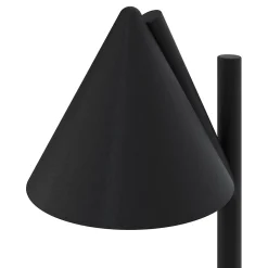Lampe à piquer extérieure Eriksson LED intégrée 300 lm IP44 GoodHome noir vendue par 3 pièces