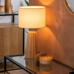 Lampe à poser Adon beige H53cm - Atmosphera