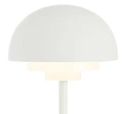 Lampe à poser Astrapia LED tactile blanc IP44 Ø13.7 x H.29.8 cm 1.8W GoodHome
