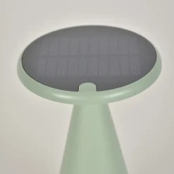 Lampe à poser au sol d'extérieur solaire rechargeable Belem LED intégrée vert 1.6W Corep