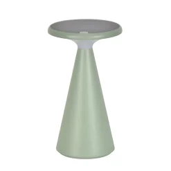 Lampe à poser au sol d'extérieur solaire rechargeable Belem LED intégrée vert 1.6W Corep