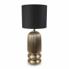 Lampe à poser Aurora doré noir 30x30x73cm