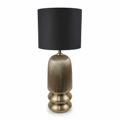 Lampe à poser Aurora doré noir 30x30x73cm