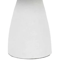 Lampe à poser blanc jute fer 28x41cm