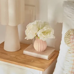 Lampe à poser Blanca beige lin - Atmosphera