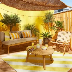 Lampe à poser Bossa dimmable LED intégrée naturel 900lm 9W IP54 blanc chaud New Garden