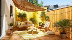 Lampe à poser Bossa dimmable LED intégrée naturel 900lm 9W IP54 blanc chaud New Garden