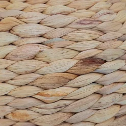 Lampe à poser boule Sand jacinthe beige H37cm - Atmosphera