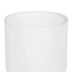 Lampe à poser boule Sand jacinthe beige H37cm - Atmosphera