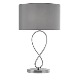 Lampe à poser Carnavon E14 IP20 gris