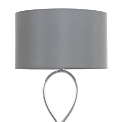 Lampe à poser Carnavon E14 IP20 gris