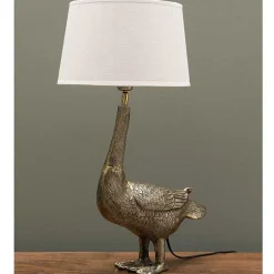 Lampe à poser Colvert dorée 34x14x41cm