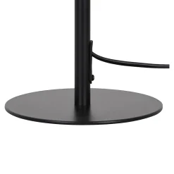 Lampe à poser Conebill lin métal et rotin E27 Ø20 x H.47 cm 25W GoodHome