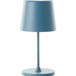 Lampe à poser d'extérieur LED integrée rechargeable USB Kaami bleu IP44 2W 310lm Brilliant