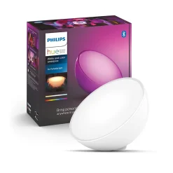 Lampe à poser dimmable Bluetooth Philips Hue IP20 Demi sphère 530lm 6W multicolore