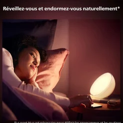Lampe à poser dimmable Bluetooth Philips Hue IP20 Demi sphère 530lm 6W multicolore