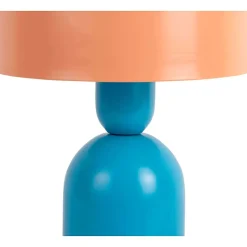 Lampe à poser Double Funky - Bleu, Orange