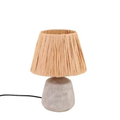 Lampe à poser effet pierre 30cm