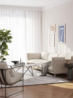 Lampe à poser en céramique effet bois et lin H.28,5cm E27 40W Seynave, Chani