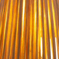 Lampe à poser en céramique rayée bleu, blanc et fibres tressées H.30 cm E27 40 W Jumell Quoki