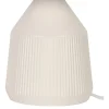 Lampe à poser en céramique blanc E27 ⌀28 x H.40cm 25W Goodhome Longclaw