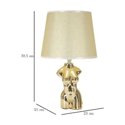 Lampe à poser en céramique Buste glam Buste femme