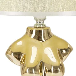 Lampe à poser en céramique Buste glam Buste femme