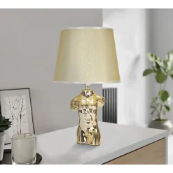 Lampe à poser en céramique Buste glam Buste homme