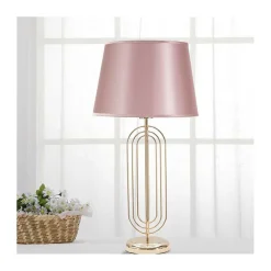 Lampe à poser en métal Krista 33x64 cm