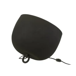 Lampe à poser en métal noir 33x33x43 cm