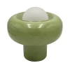 Lampe à poser en verre vert H.25 cm G9 5 W Jumell Boli