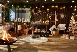 Lampe à poser Kasungu E27 IP20 ø24 x h.30 cm GoodHome coloris naturel