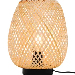 Lampe à poser Kasungu E27 IP20 ø24 x h.30 cm GoodHome coloris naturel