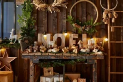 Lampe à poser Kasungu E27 IP20 ø24 x h.30 cm GoodHome coloris naturel