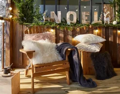 Lampe à poser Kasungu E27 IP20 ø24 x h.30 cm GoodHome coloris naturel