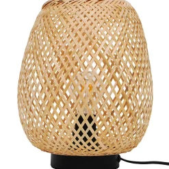 Lampe à poser Kasungu E27 IP20 ø24 x h.30 cm GoodHome coloris naturel