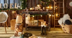 Lampe à poser Kasungu E27 IP20 ø24 x h.30 cm GoodHome coloris naturel