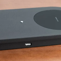 Lampe à poser LED avec chargeur portable sans fil - Fabro