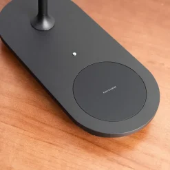 Lampe à poser LED avec chargeur portable sans fil - Fabro