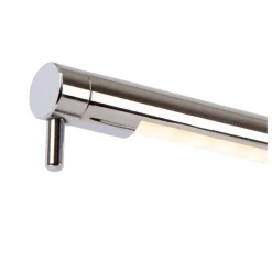 Lampe à poser LED dimmable Madison tube aluminium chromé IP20 250lm H.33cm Lucide