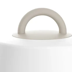 Lampe à poser LED extérieur beige mat rechargeable 2,5 W 250lm IP54 USB batterie intégrée, GoodHome Kisatchie