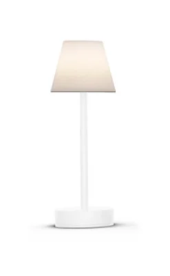 Lampe à poser LED Lola slim blanc H.30cm IP44 160lm Newgarden
